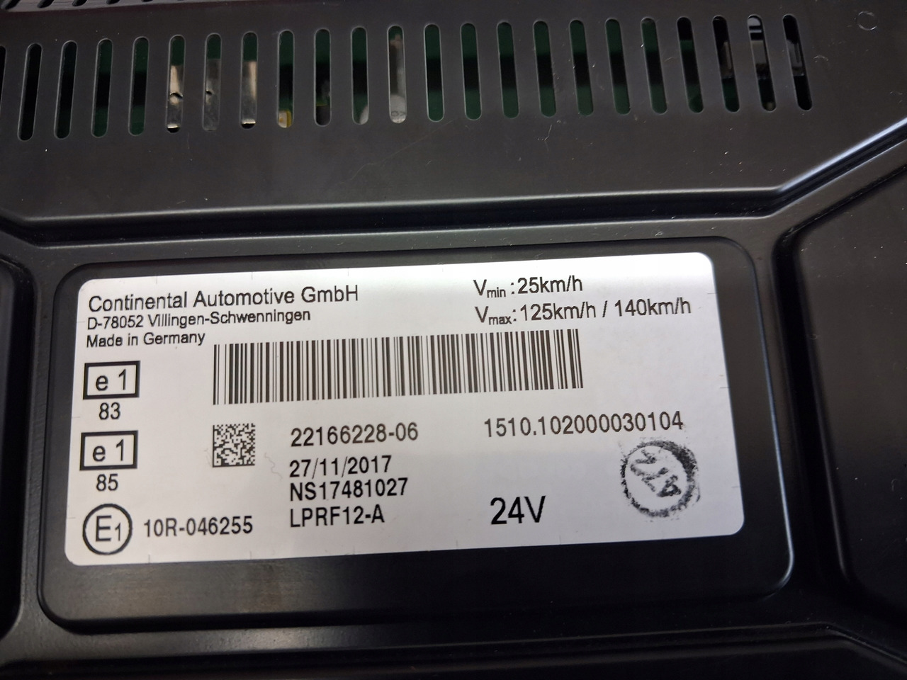 CONTINENTAL ZEGARY LICZNIKI AUTOMAT RENAULT GAMA T RANGE 22166228 - 仪表板 适用于 卡车:图3 CONTINENTAL ZEGARY LICZNIKI AUTOMAT RENAULT GAMA T RANGE 22166228 - 仪表板 适用于 卡车:图3