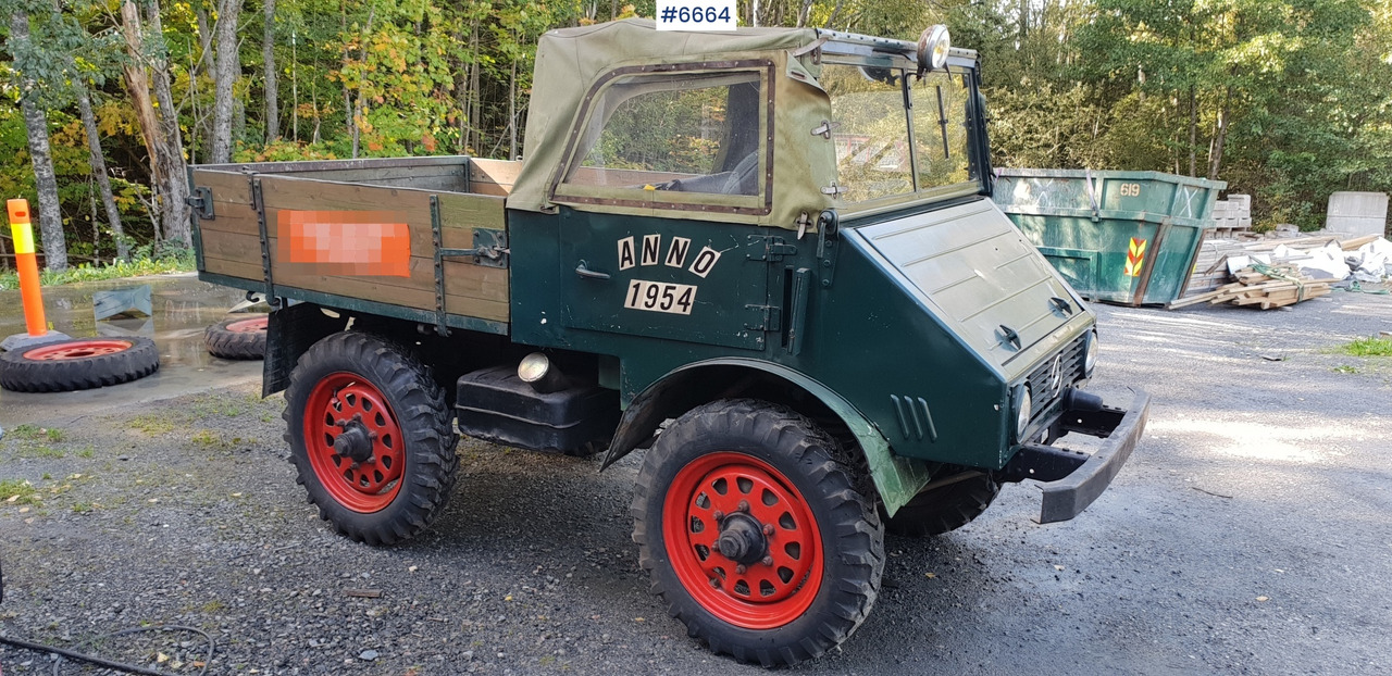 1952 Unimog Typ 2010 - 栏板式/ 平板卡车:图1 1952 Unimog Typ 2010 - 栏板式/ 平板卡车:图1