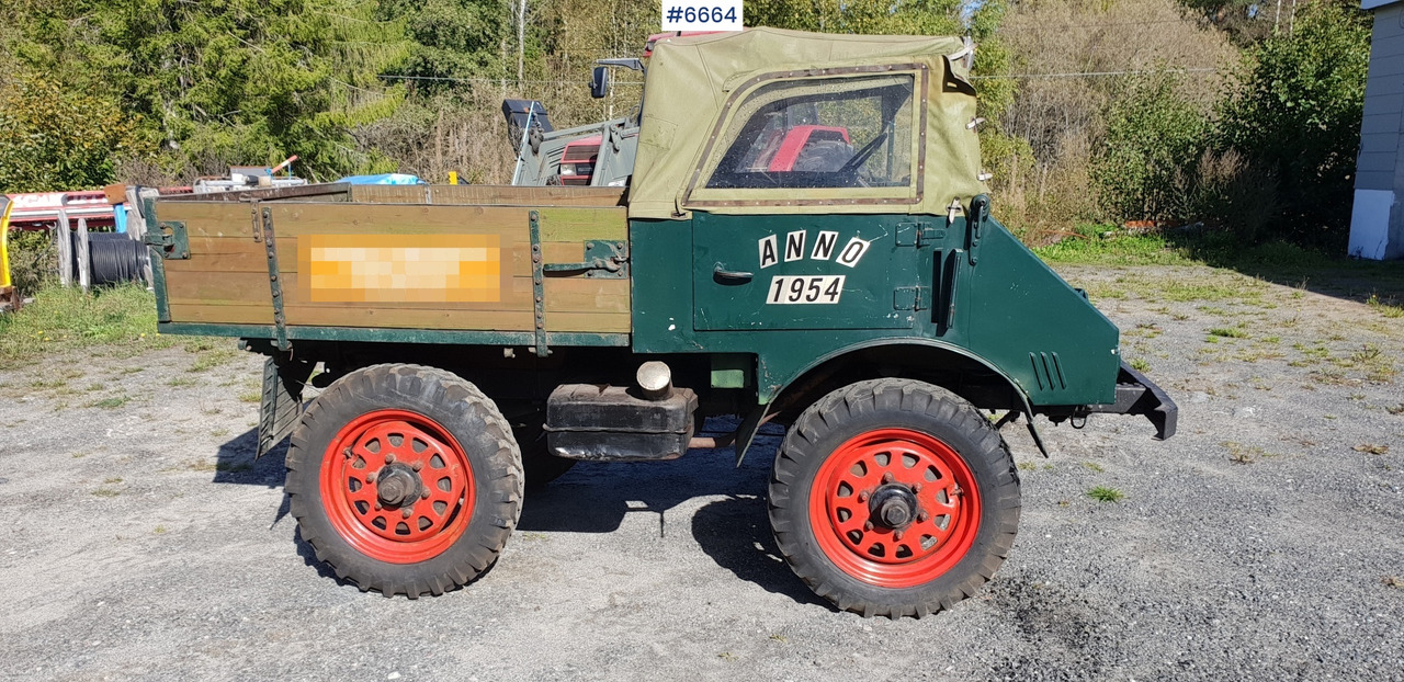 1952 Unimog Typ 2010 - 栏板式/ 平板卡车:图4 1952 Unimog Typ 2010 - 栏板式/ 平板卡车:图4