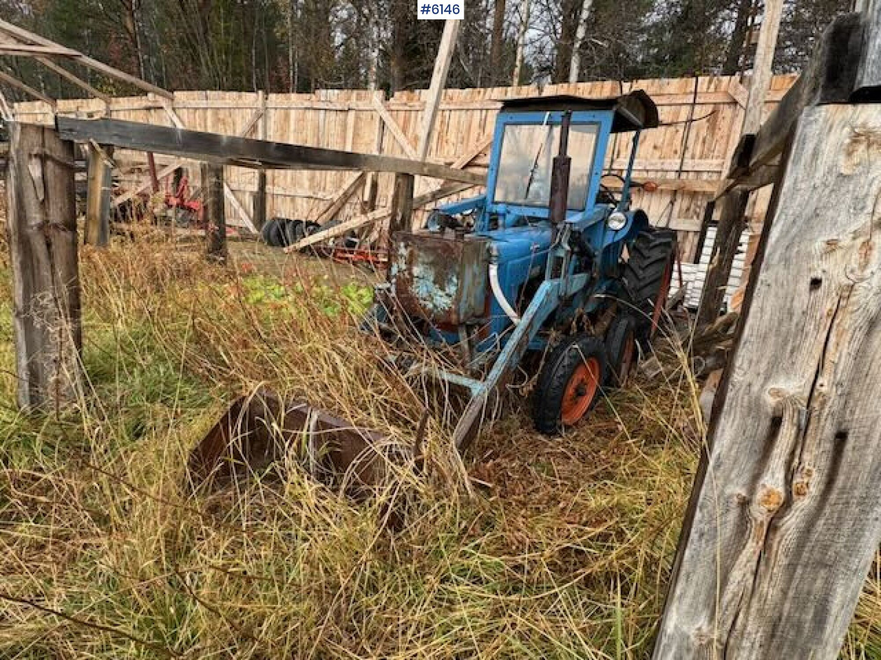 1962 Fordson Dexta with Hamjern backhoe attachment - 拖拉机:图3 1962 Fordson Dexta with Hamjern backhoe attachment - 拖拉机:图3