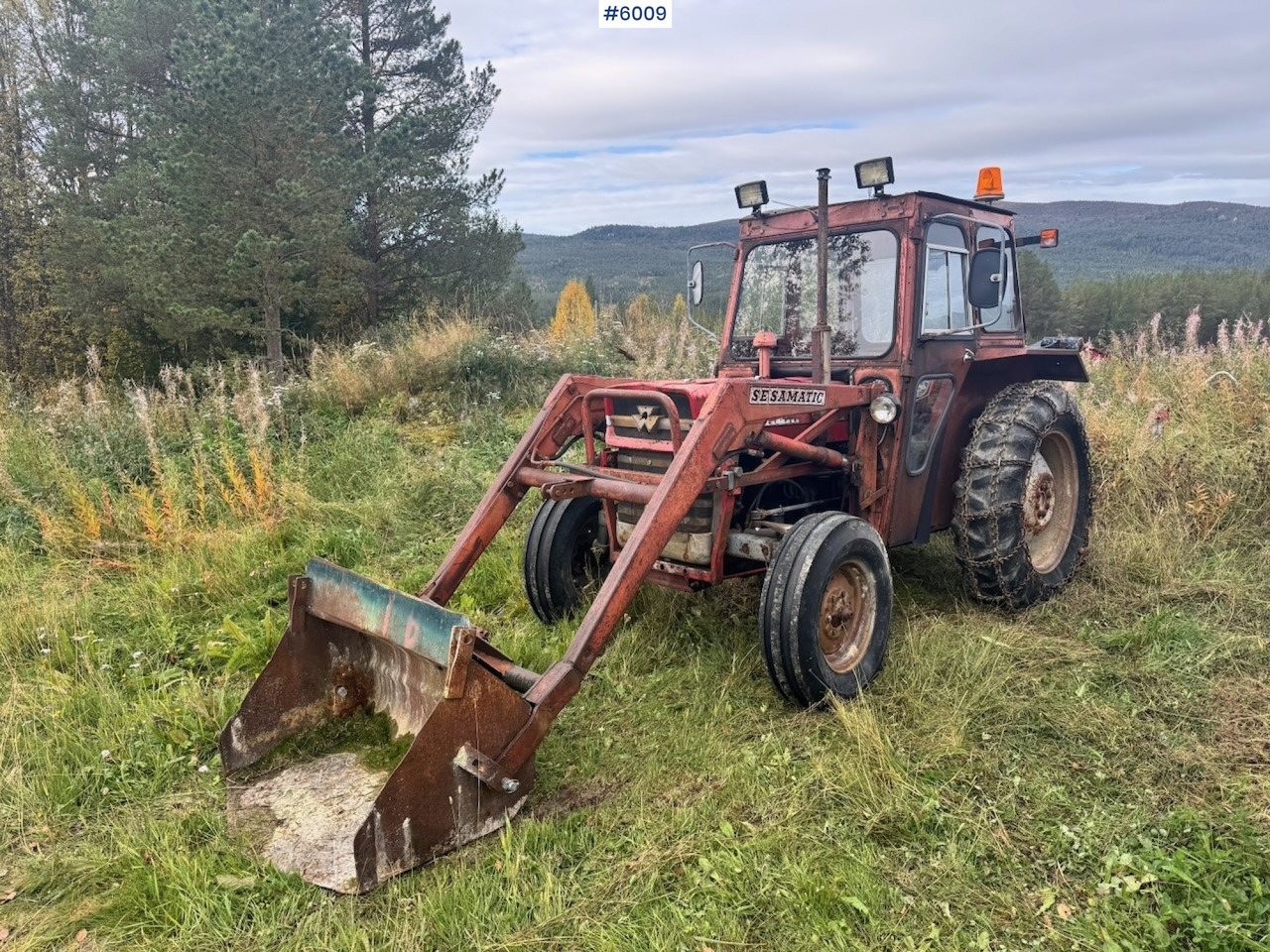 1971 Massey-Ferguson 135 incl. front loader, bucket, rear scraper, and log splitter/firewood machine - 拖拉机:图5 1971 Massey-Ferguson 135 incl. front loader, bucket, rear scraper, and log splitter/firewood machine - 拖拉机:图5
