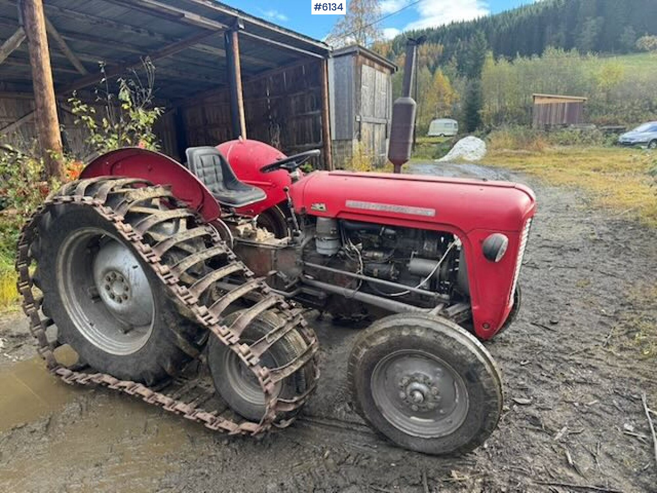 1973 Massey Ferguson 35 with tracks. WATCH VIDEO! - 拖拉机:图4 1973 Massey Ferguson 35 with tracks. WATCH VIDEO! - 拖拉机:图4