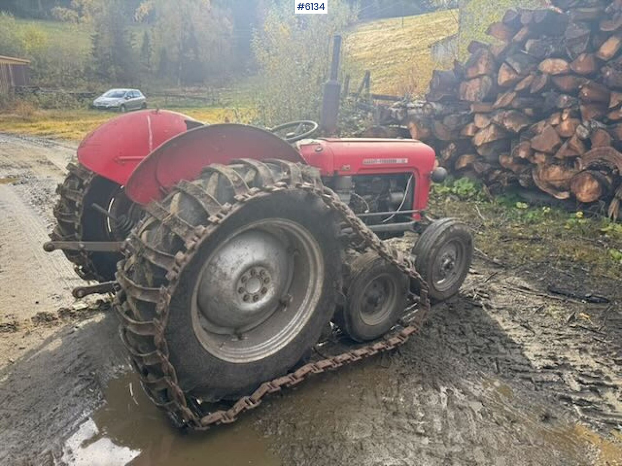 1973 Massey Ferguson 35 with tracks. WATCH VIDEO! - 拖拉机:图2 1973 Massey Ferguson 35 with tracks. WATCH VIDEO! - 拖拉机:图2