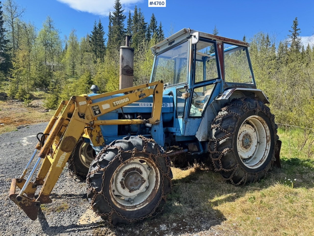 1978 Ford 6600 4x4 w/ Front Loader, Bucket, Twin Wheels and Winch. - 拖拉机:图3 1978 Ford 6600 4x4 w/ Front Loader, Bucket, Twin Wheels and Winch. - 拖拉机:图3
