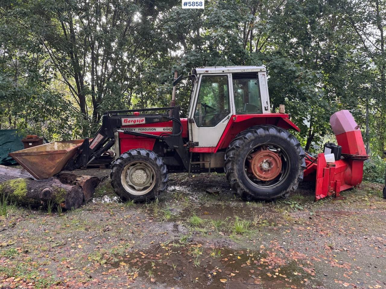1983 Massey Ferguson 690 with front loader - 拖拉机:图2 1983 Massey Ferguson 690 with front loader - 拖拉机:图2