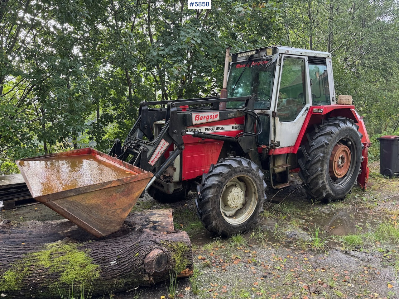 1983 Massey Ferguson 690 with front loader - 拖拉机:图1 1983 Massey Ferguson 690 with front loader - 拖拉机:图1