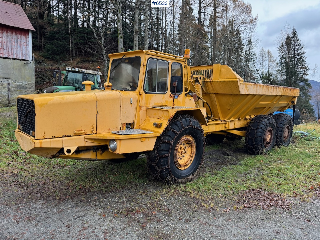1984 Volvo 861 Dumper 6x6. Lightly repair object. - 铰接式自卸车:图2 1984 Volvo 861 Dumper 6x6. Lightly repair object. - 铰接式自卸车:图2