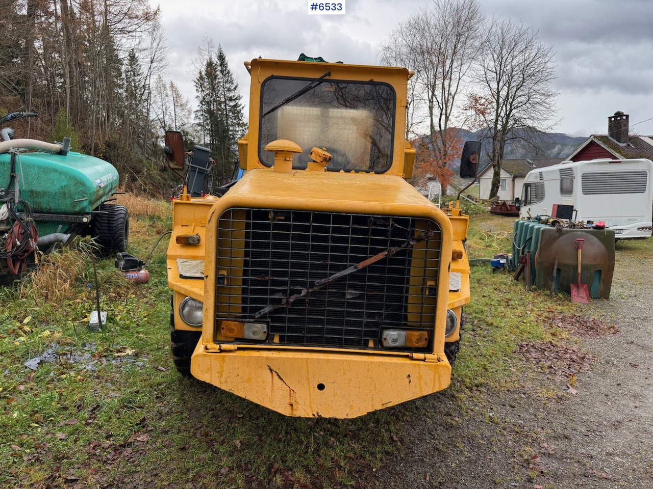 1984 Volvo 861 Dumper 6x6. Lightly repair object. - 铰接式自卸车:图3 1984 Volvo 861 Dumper 6x6. Lightly repair object. - 铰接式自卸车:图3