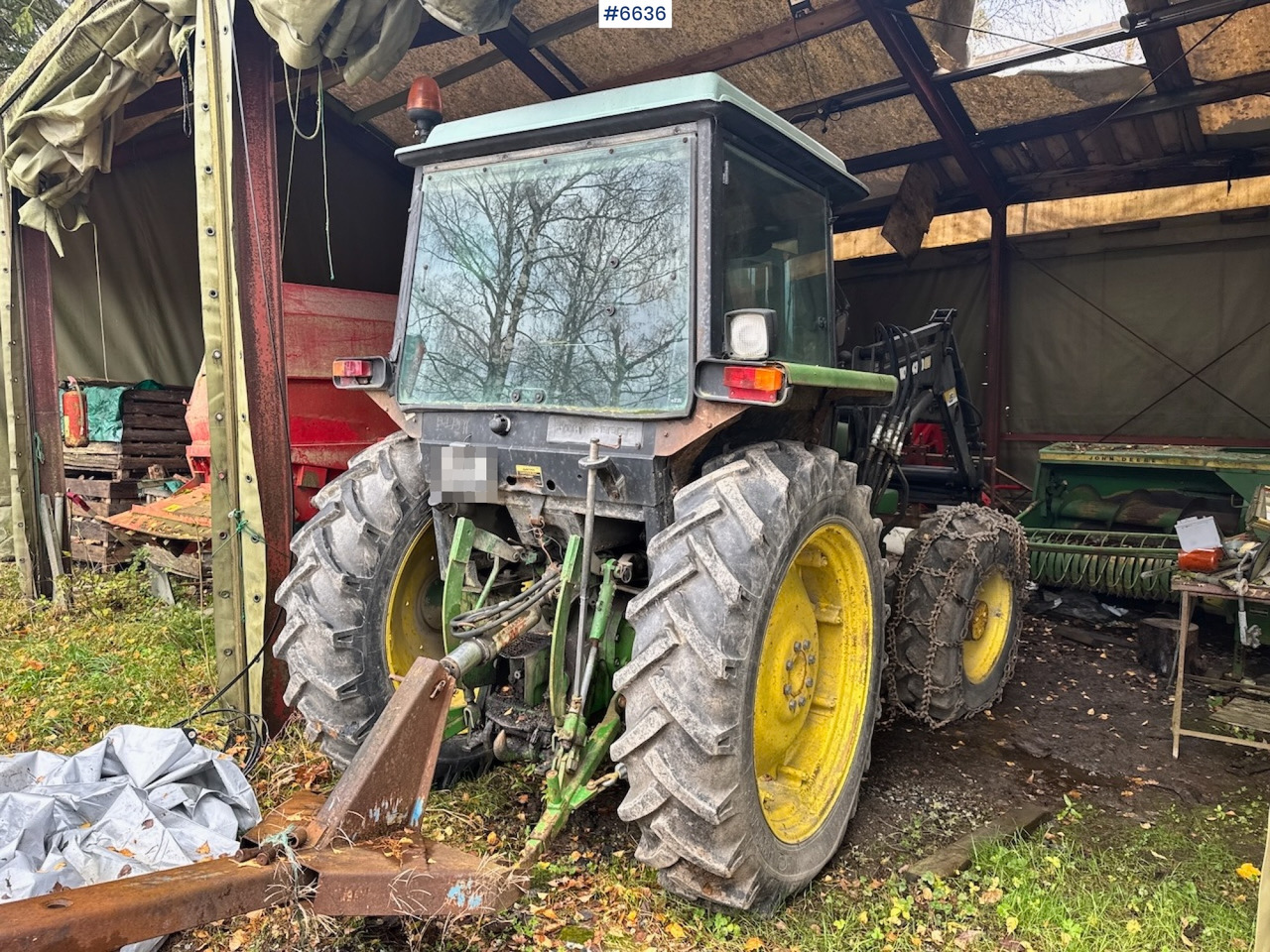 1985 John Deere 2040 4x4 m/ Frontlaster. - 拖拉机:图3 1985 John Deere 2040 4x4 m/ Frontlaster. - 拖拉机:图3