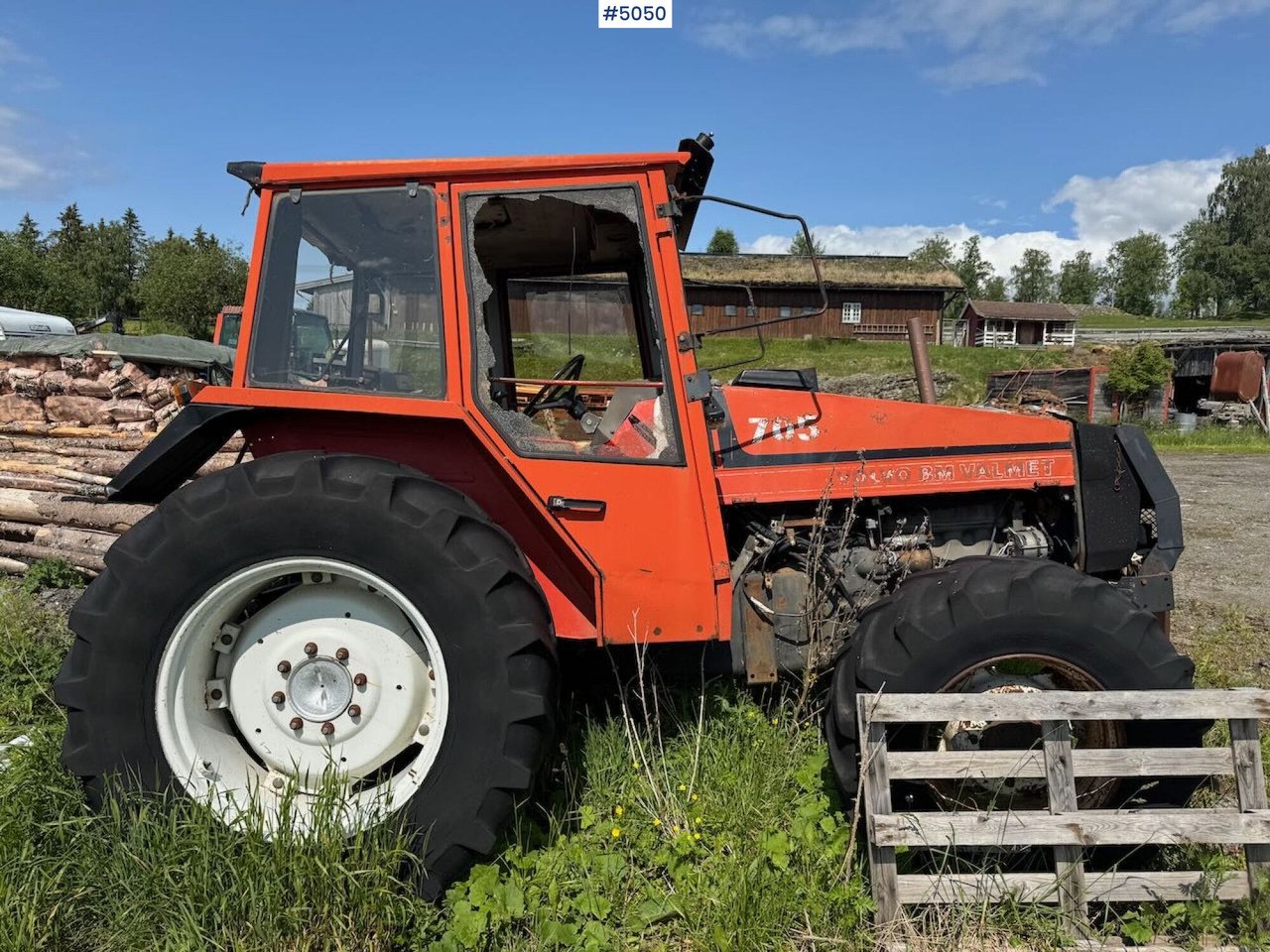 1985 Valmet 705 Turbo rep. Object - 拖拉机:图1 1985 Valmet 705 Turbo rep. Object - 拖拉机:图1