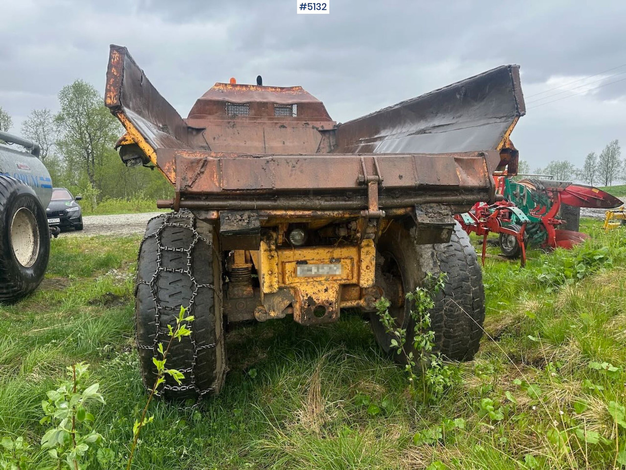 1987 Volvo A20 6x4 dump truck w/ white plates. WATCH VIDEO. - 铰接式自卸车:图3 1987 Volvo A20 6x4 dump truck w/ white plates. WATCH VIDEO. - 铰接式自卸车:图3