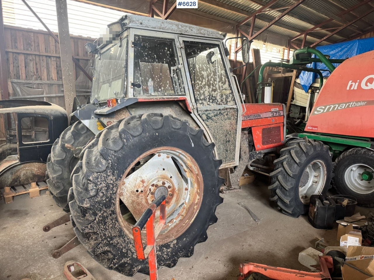 1990 Massey Ferguson 375 4x4 Tractor. - 拖拉机:图3 1990 Massey Ferguson 375 4x4 Tractor. - 拖拉机:图3