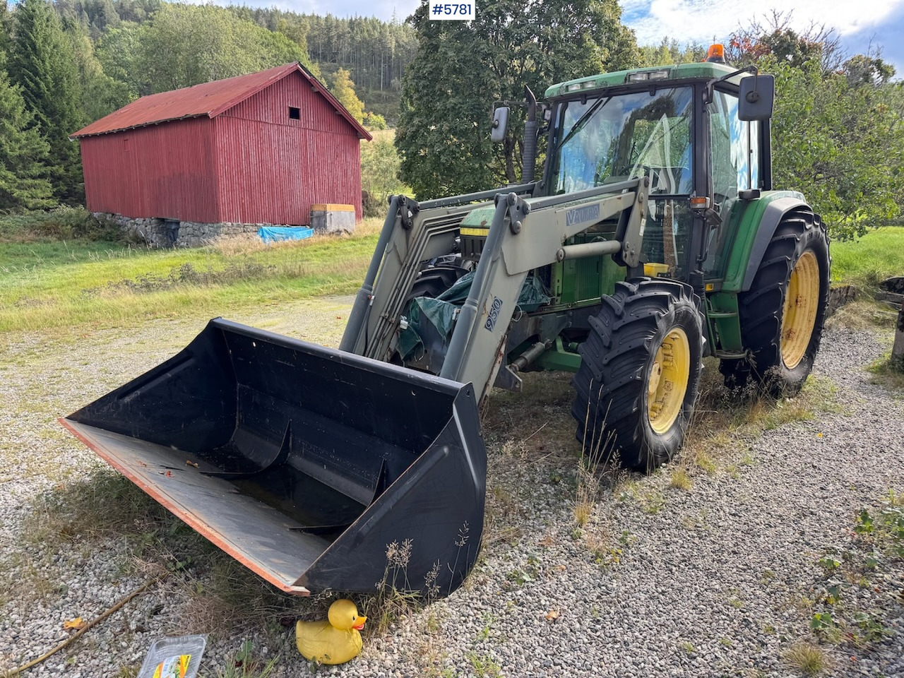1993 John Deere 6300 w/ front loader and plow plate. - 拖拉机:图2 1993 John Deere 6300 w/ front loader and plow plate. - 拖拉机:图2