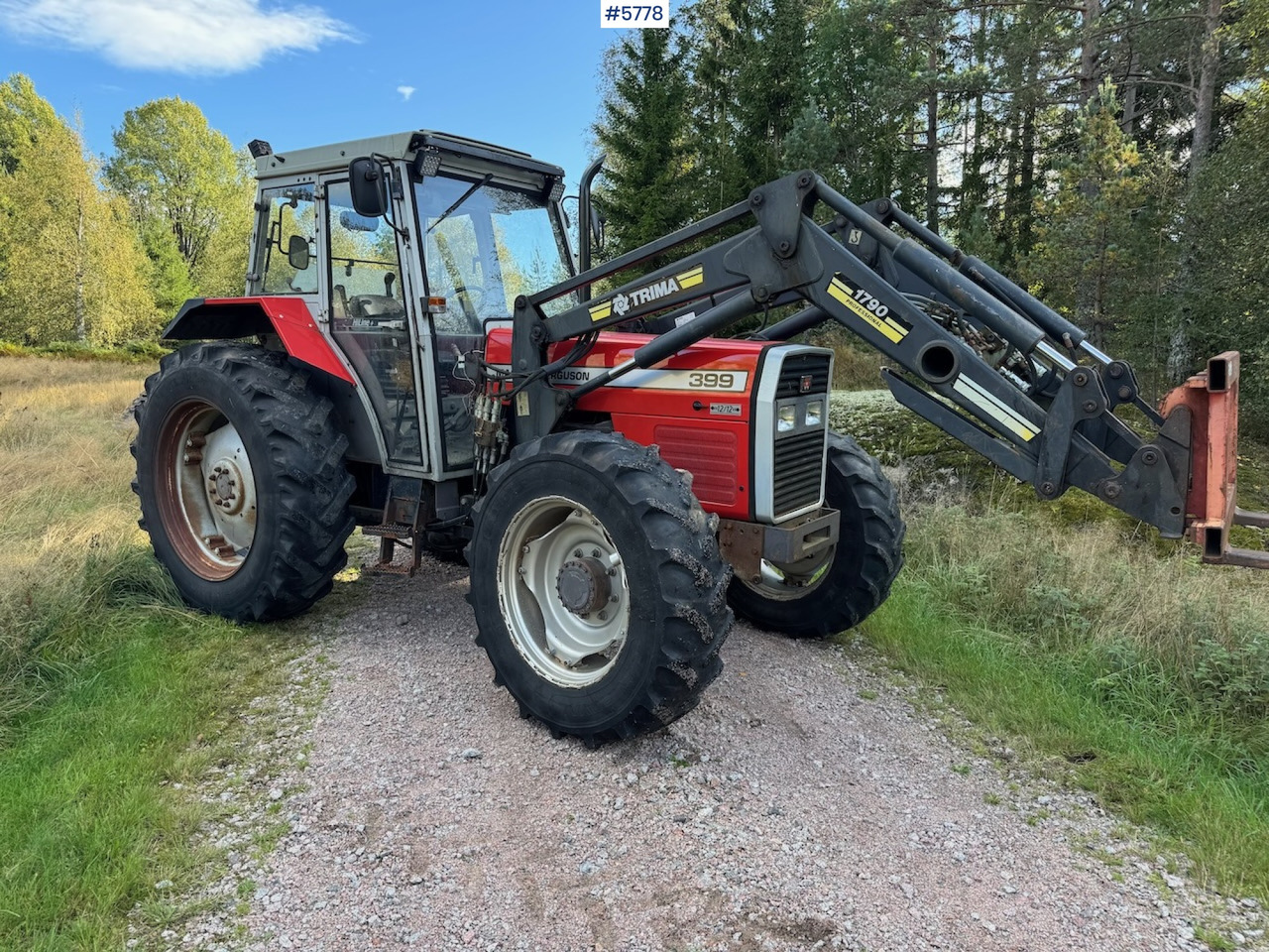 1995 Massey Ferguson 399 w/ front loader. - 拖拉机:图1 1995 Massey Ferguson 399 w/ front loader. - 拖拉机:图1