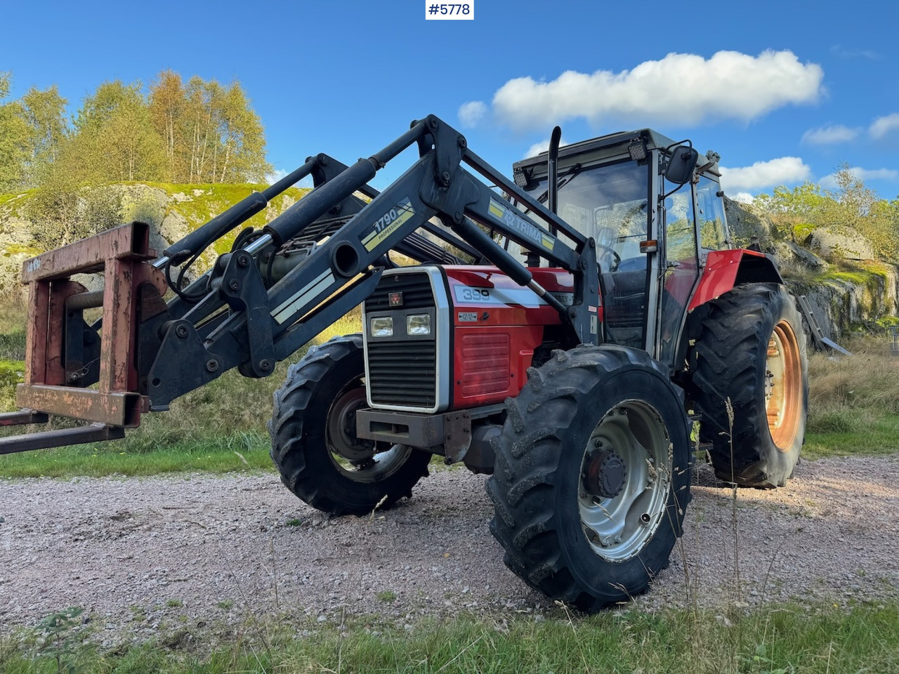 1995 Massey Ferguson 399 w/ front loader. - 拖拉机:图4 1995 Massey Ferguson 399 w/ front loader. - 拖拉机:图4