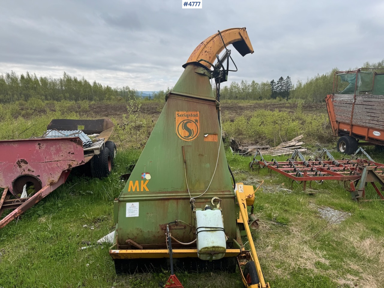 1999 Serigstad forage harvester with frame - 干草和饲料设备:图1 1999 Serigstad forage harvester with frame - 干草和饲料设备:图1
