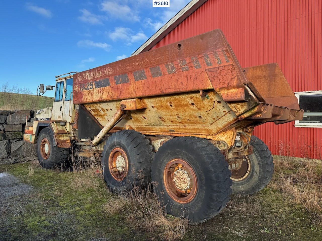 1999 Terex TA25 Dumper m/ lite timer. - 铰接式自卸车:图4 1999 Terex TA25 Dumper m/ lite timer. - 铰接式自卸车:图4