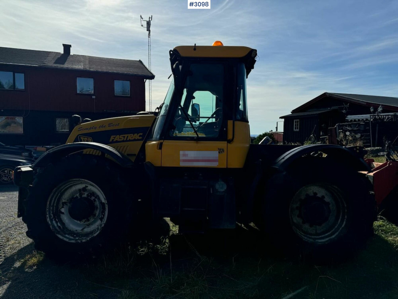拖拉机 2001 JCB Fastrac 3185 4x4. The plow rigged and two sets of tires.：图6