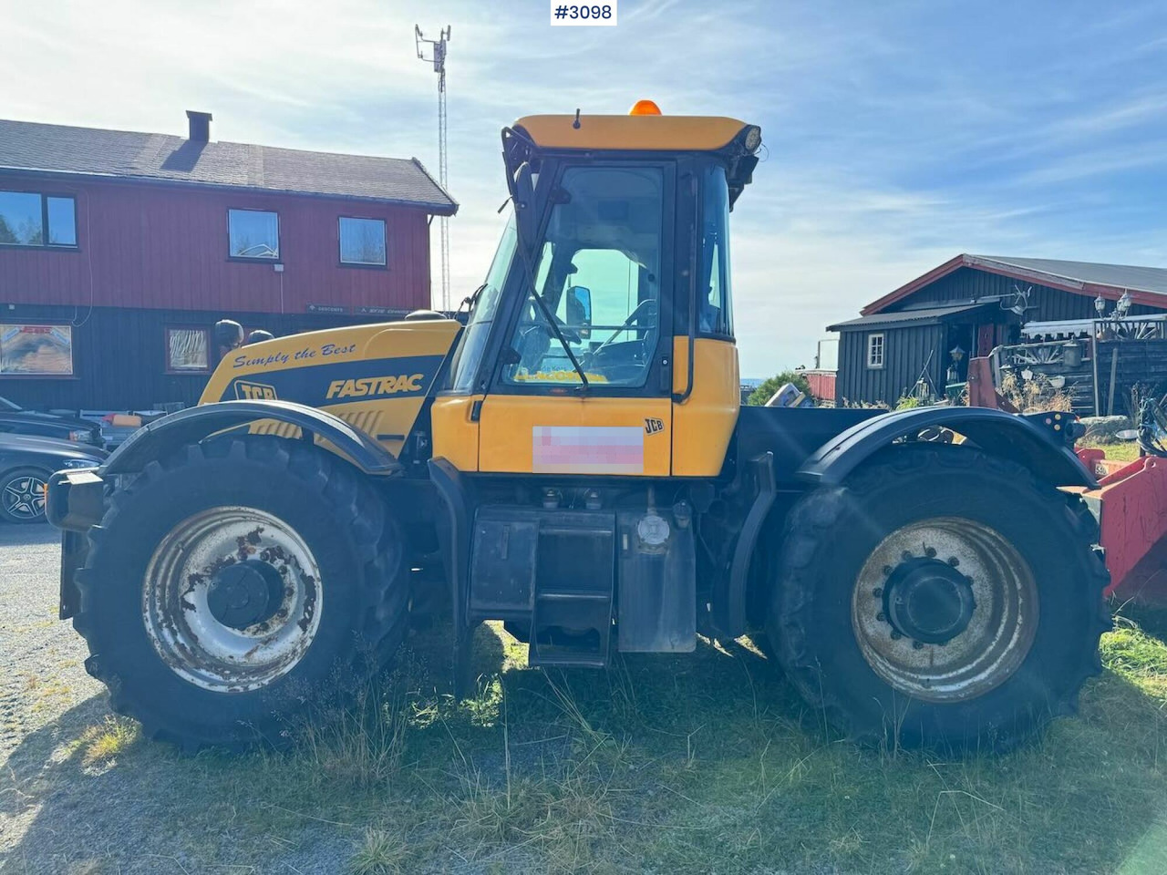 拖拉机 2001 JCB Fastrac 3185 4x4. The plow rigged and two sets of tires.：图7