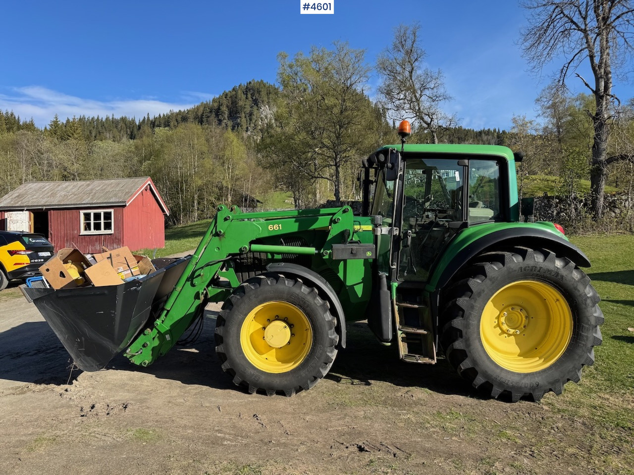 2003 John Deere 6620 w/front loader - 拖拉机:图1 2003 John Deere 6620 w/front loader - 拖拉机:图1