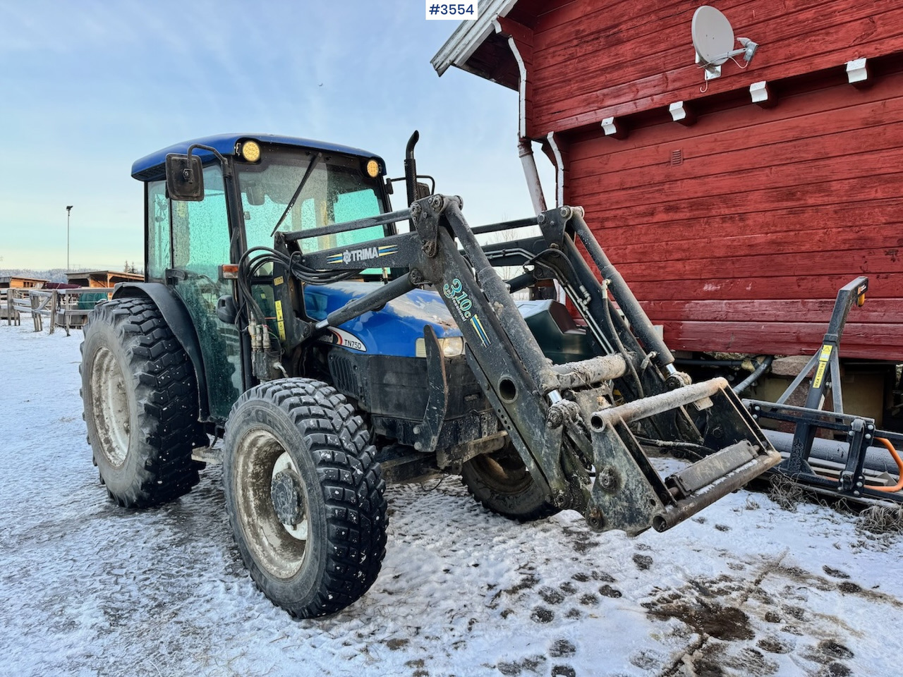 2003 New Holland TN75D 4x4 w/ Front Loader. 4000 hours! - 拖拉机:图3 2003 New Holland TN75D 4x4 w/ Front Loader. 4000 hours! - 拖拉机:图3