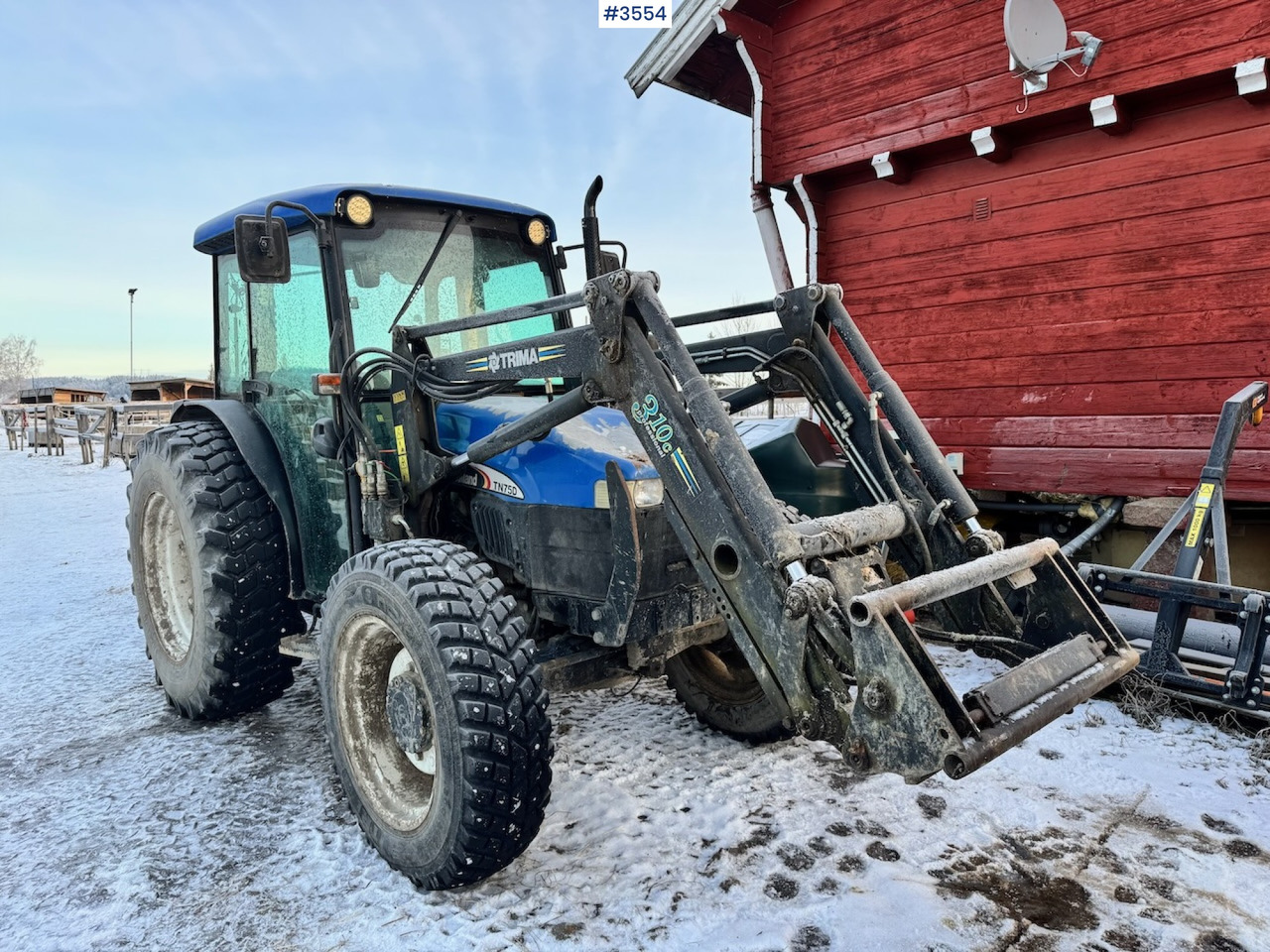 2003 New Holland TN75D 4x4 w/ Front Loader. 4000 hours! - 拖拉机:图2 2003 New Holland TN75D 4x4 w/ Front Loader. 4000 hours! - 拖拉机:图2