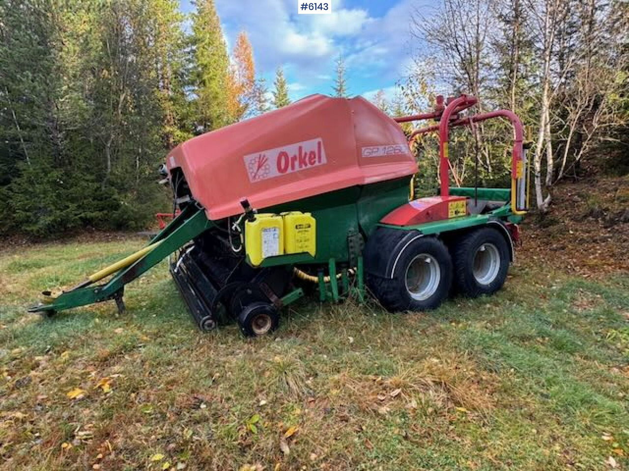 2004 Orkel 1260 combination baler-wrapper - 干草和饲料设备:图5 2004 Orkel 1260 combination baler-wrapper - 干草和饲料设备:图5