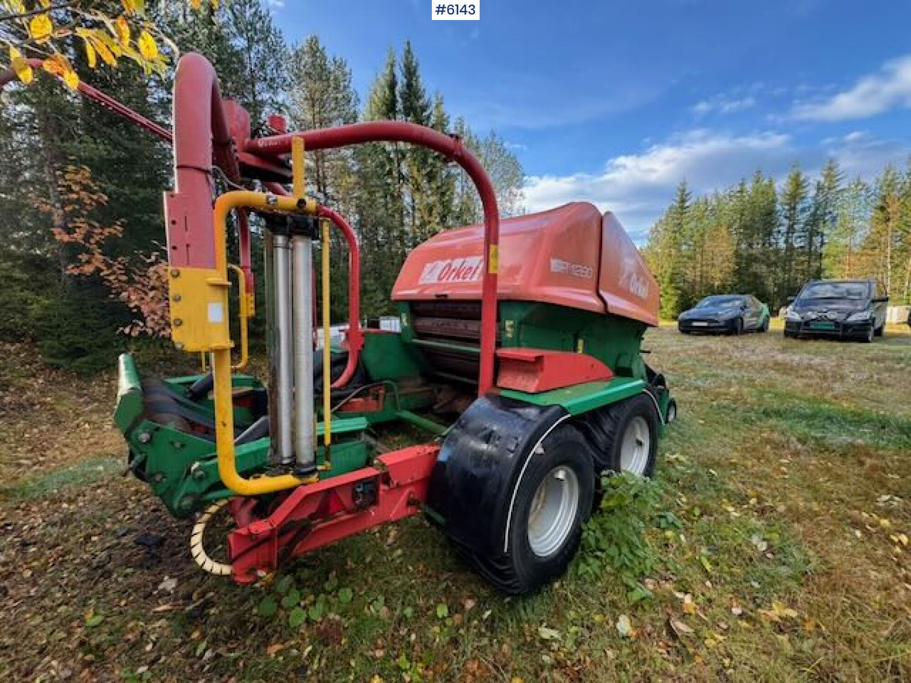 2004 Orkel 1260 combination baler-wrapper - 干草和饲料设备:图4 2004 Orkel 1260 combination baler-wrapper - 干草和饲料设备:图4