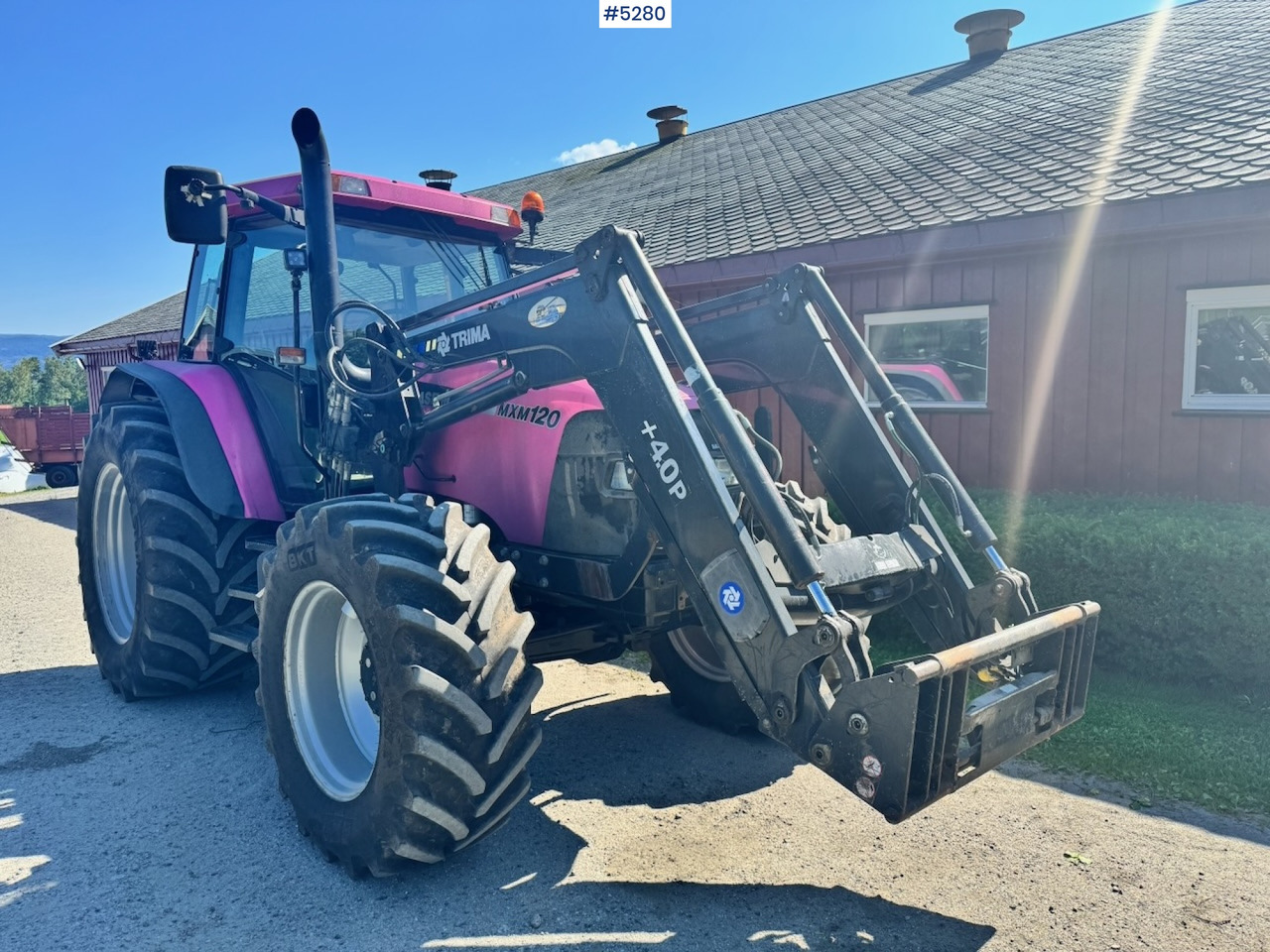 2006 Case MXM120 4x4 with front loader - 拖拉机:图3 2006 Case MXM120 4x4 with front loader - 拖拉机:图3