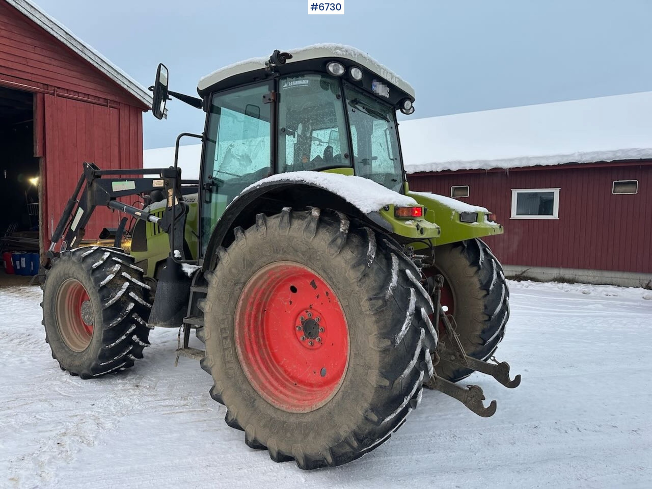 2007 Claas Ares 697 4x4 with front loader. SEE VIDEO. - 拖拉机:图3 2007 Claas Ares 697 4x4 with front loader. SEE VIDEO. - 拖拉机:图3