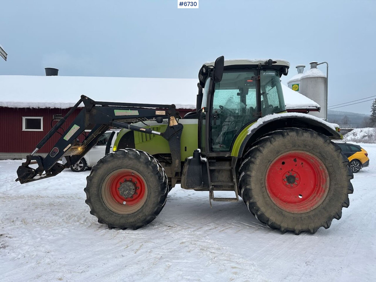 2007 Claas Ares 697 4x4 with front loader. SEE VIDEO. - 拖拉机:图2 2007 Claas Ares 697 4x4 with front loader. SEE VIDEO. - 拖拉机:图2