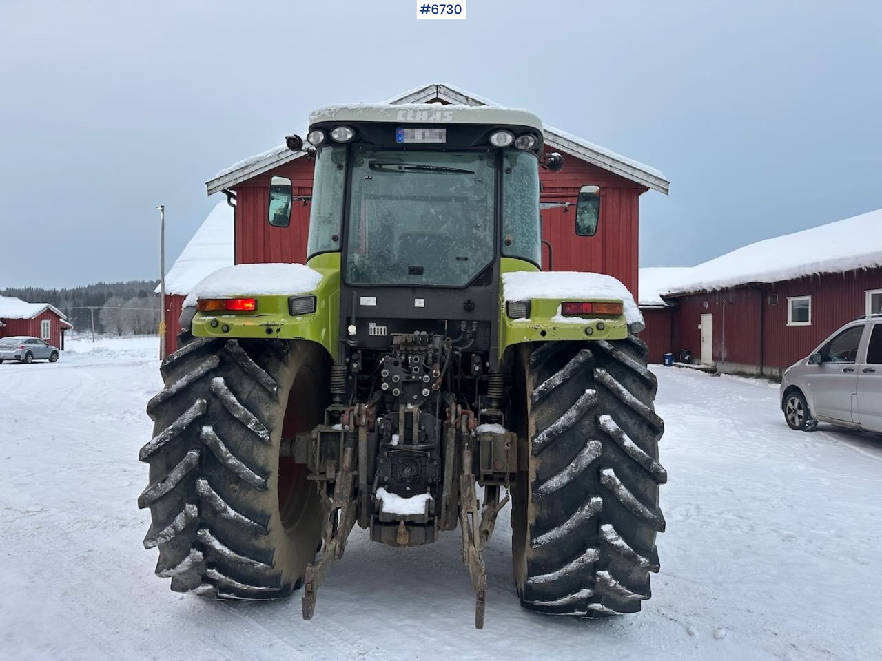 2007 Claas Ares 697 4x4 with front loader. SEE VIDEO. - 拖拉机:图4 2007 Claas Ares 697 4x4 with front loader. SEE VIDEO. - 拖拉机:图4
