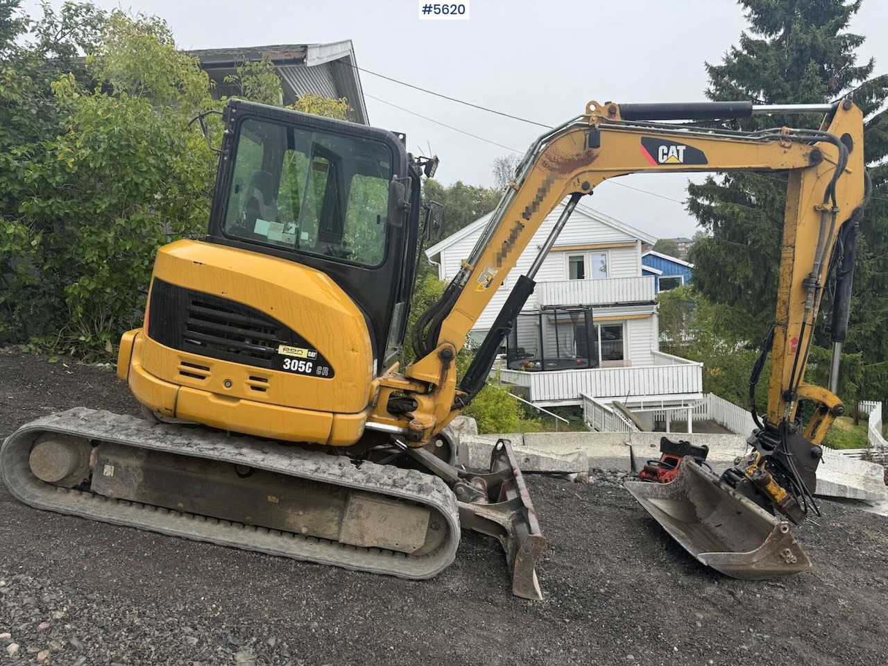 2008 CAT 305C CR Tracked Excavator with Tilt and 2 Buckets - 挖掘机:图2 2008 CAT 305C CR Tracked Excavator with Tilt and 2 Buckets - 挖掘机:图2
