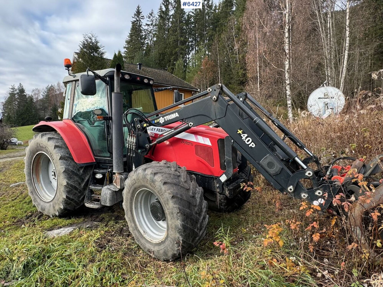 2008 Massey Ferguson 6480 with Trima 4.0 Front Loader - 拖拉机:图2 2008 Massey Ferguson 6480 with Trima 4.0 Front Loader - 拖拉机:图2
