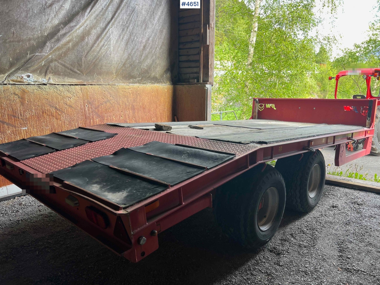 2012 2 axle JPM Machine trailer - 低装载拖车:图1 2012 2 axle JPM Machine trailer - 低装载拖车:图1