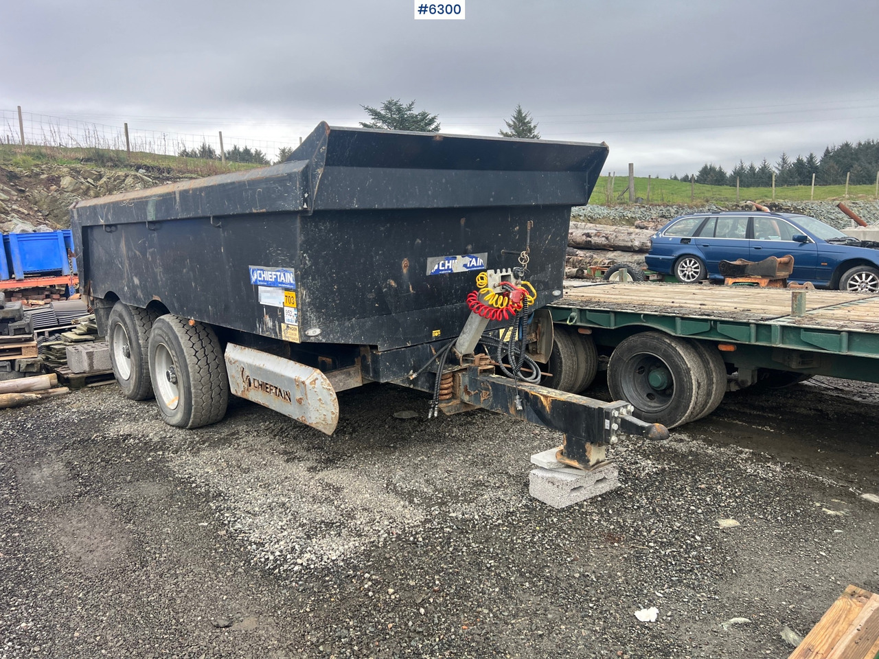 2012 Chieftain 20 ton 2 axle dump trailer - 农场自卸拖车/ 自卸车:图2 2012 Chieftain 20 ton 2 axle dump trailer - 农场自卸拖车/ 自卸车:图2