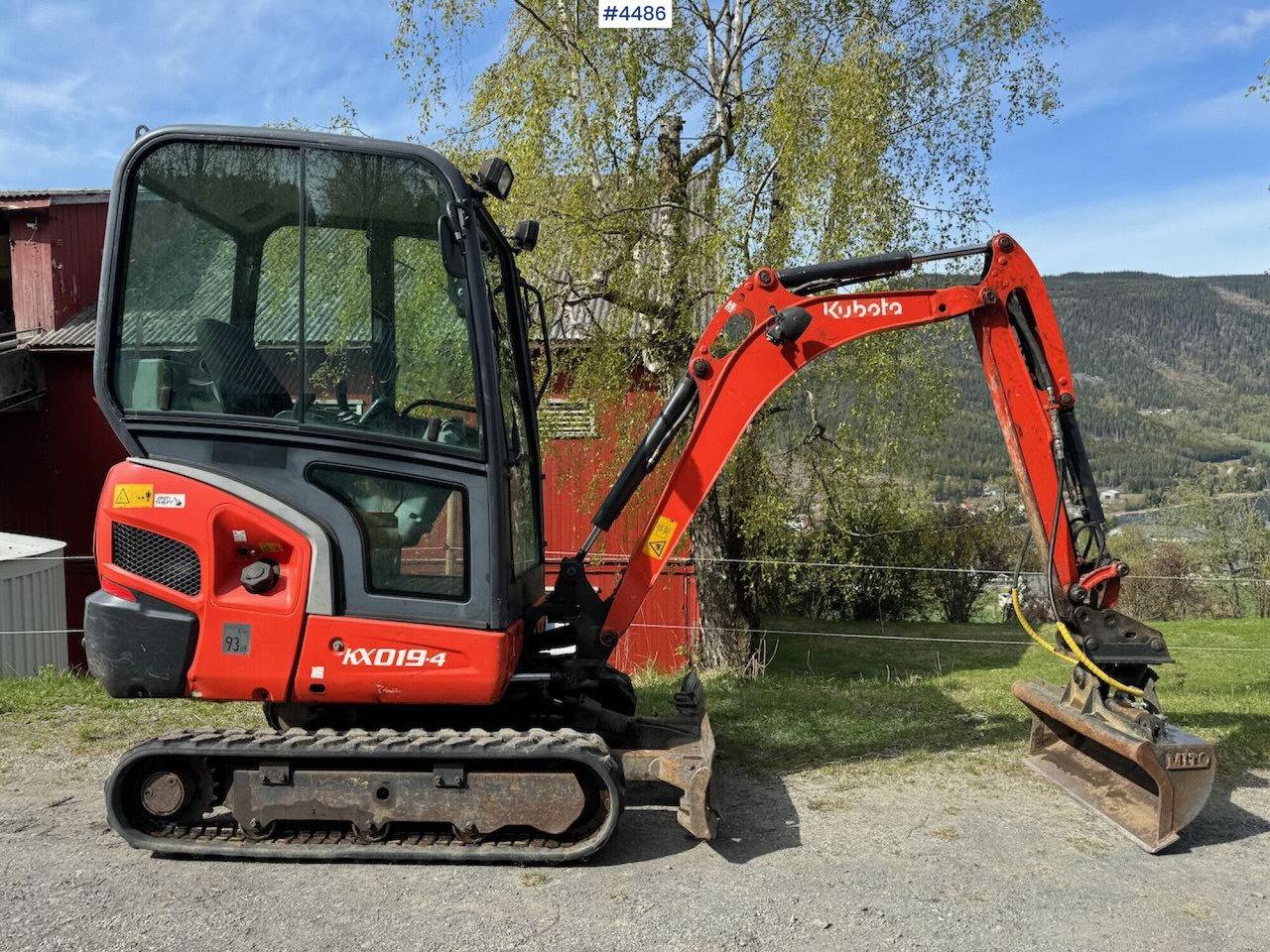 2014 Kubota KX019 Mini excavator with two buckets - 挖掘机:图1 2014 Kubota KX019 Mini excavator with two buckets - 挖掘机:图1