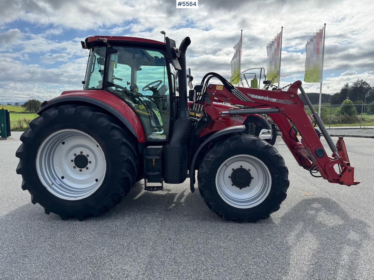 2019 Case IH Luxxum 120 m/ frontlaster. - 拖拉机:图4 2019 Case IH Luxxum 120 m/ frontlaster. - 拖拉机:图4