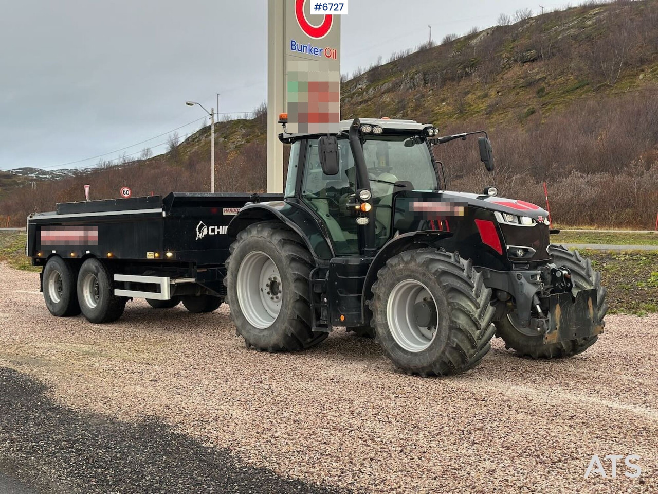 2020 Massey-Ferguson 7719 S 4x4 brøyterigget traktor m/ 2 sett dekk, snøfres og henger. SE VIDEO. - 拖拉机:图1 2020 Massey-Ferguson 7719 S 4x4 brøyterigget traktor m/ 2 sett dekk, snøfres og henger. SE VIDEO. - 拖拉机:图1