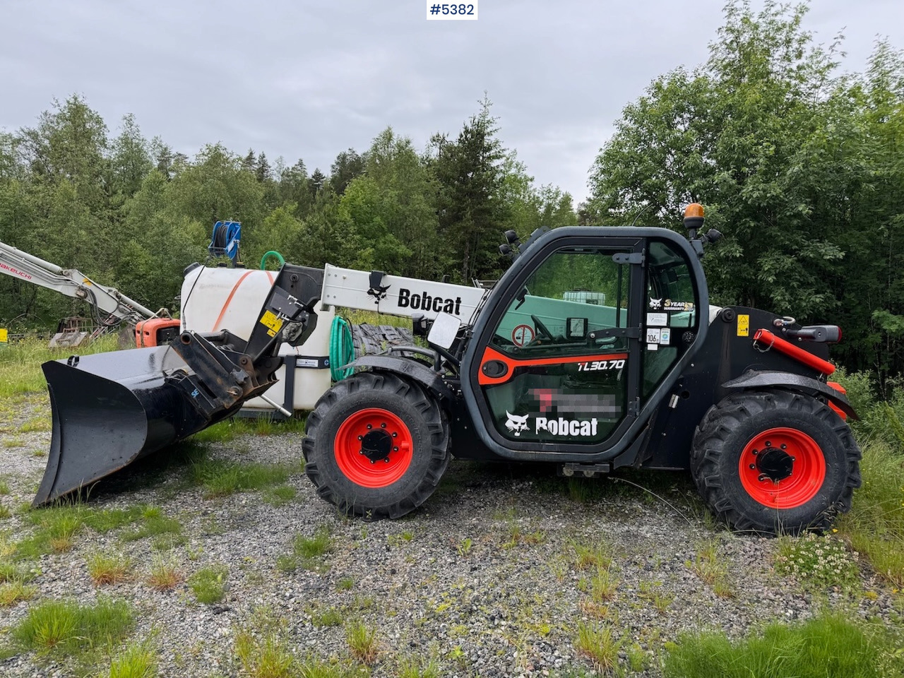 2021 Bobcat TL30.70DB m/ bucket, pallet fork and 4 chains. - 叉车:图2 2021 Bobcat TL30.70DB m/ bucket, pallet fork and 4 chains. - 叉车:图2
