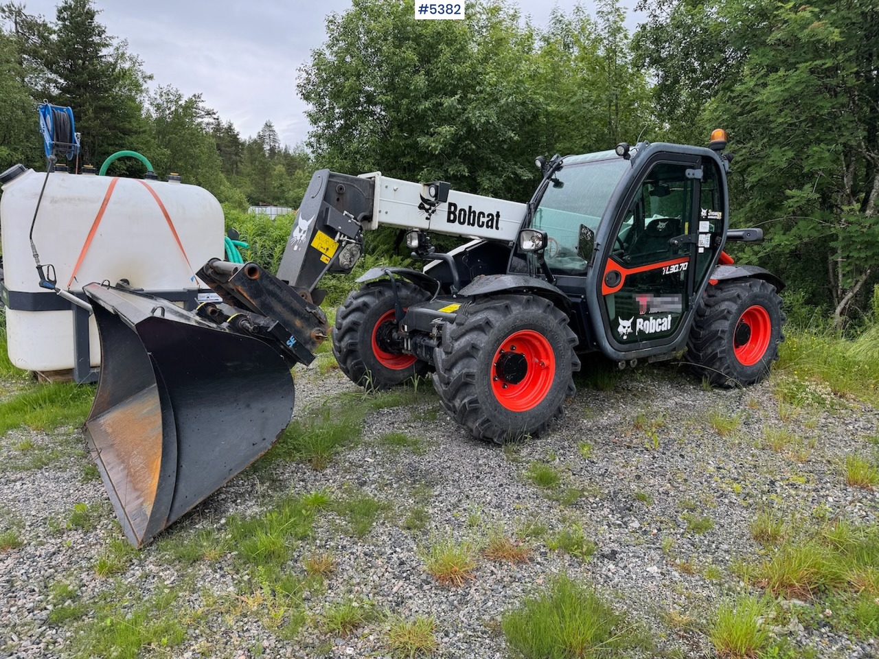 2021 Bobcat TL30.70DB m/ bucket, pallet fork and 4 chains. - 叉车:图3 2021 Bobcat TL30.70DB m/ bucket, pallet fork and 4 chains. - 叉车:图3
