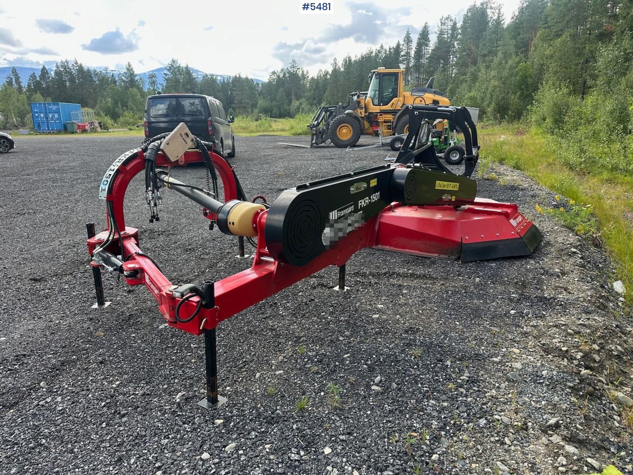 2023 Fransgård FKR-1501 Brush cutter - 干草和饲料设备:图3 2023 Fransgård FKR-1501 Brush cutter - 干草和饲料设备:图3