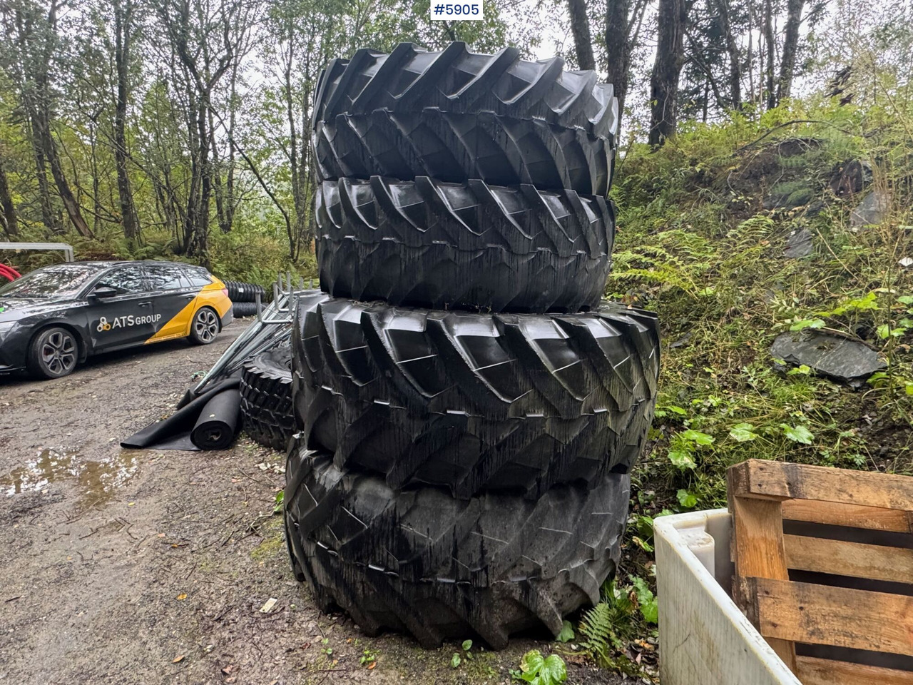 8 pcs Nokian TRI 2 tires. 4 pcs on rims! - 车轮 适用于 建筑机械:图3 8 pcs Nokian TRI 2 tires. 4 pcs on rims! - 车轮 适用于 建筑机械:图3