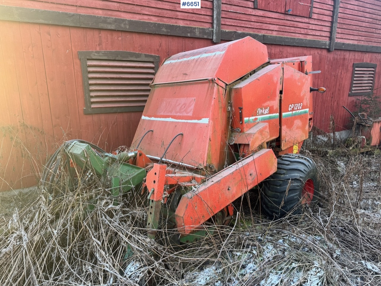 Approx. 1995 Orkel GP1202 Round Baler. - 干草和饲料设备:图2 Approx. 1995 Orkel GP1202 Round Baler. - 干草和饲料设备:图2