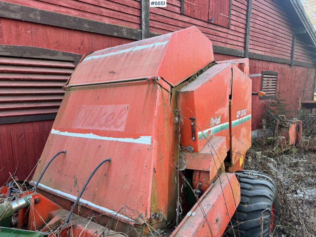 Approx. 1995 Orkel GP1202 Round Baler. - 干草和饲料设备:图3 Approx. 1995 Orkel GP1202 Round Baler. - 干草和饲料设备:图3