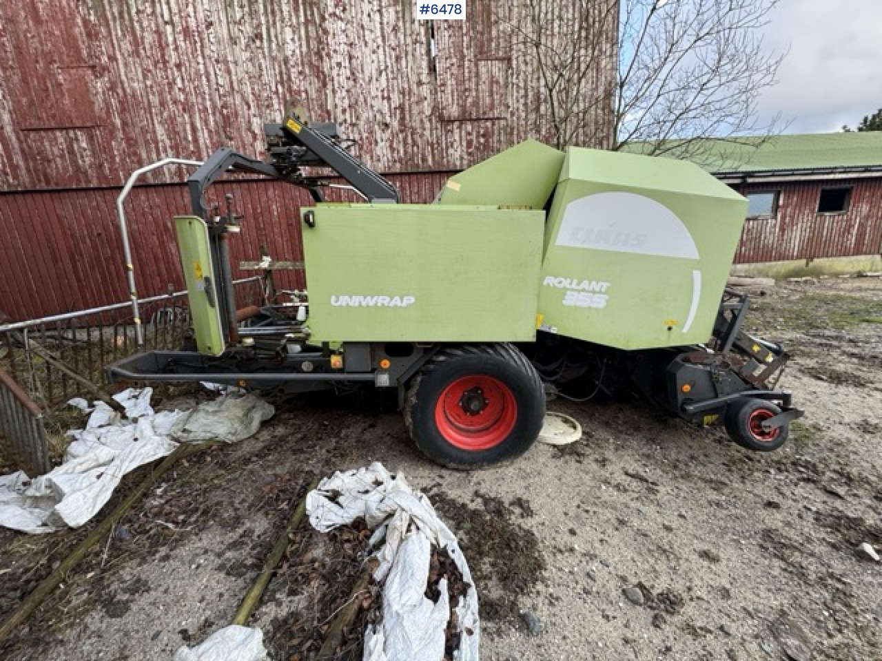 Claas Rollant 255 Uniwrap – 2010 model Condition: Repair project / for parts - 干草和饲料设备:图4 Claas Rollant 255 Uniwrap – 2010 model Condition: Repair project / for parts - 干草和饲料设备:图4