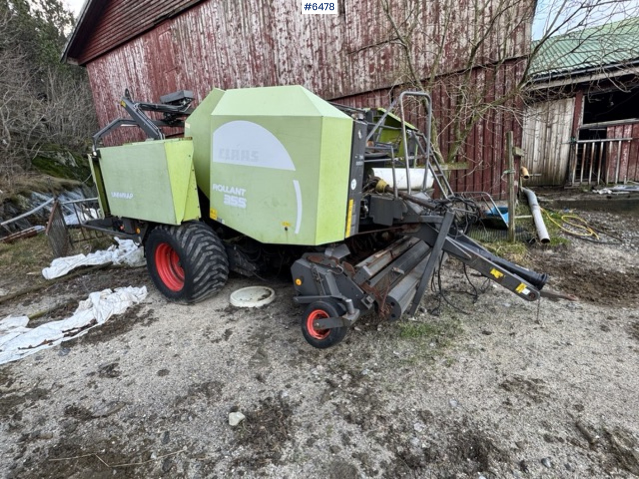 Claas Rollant 255 Uniwrap – 2010 model Condition: Repair project / for parts - 干草和饲料设备:图2 Claas Rollant 255 Uniwrap – 2010 model Condition: Repair project / for parts - 干草和饲料设备:图2
