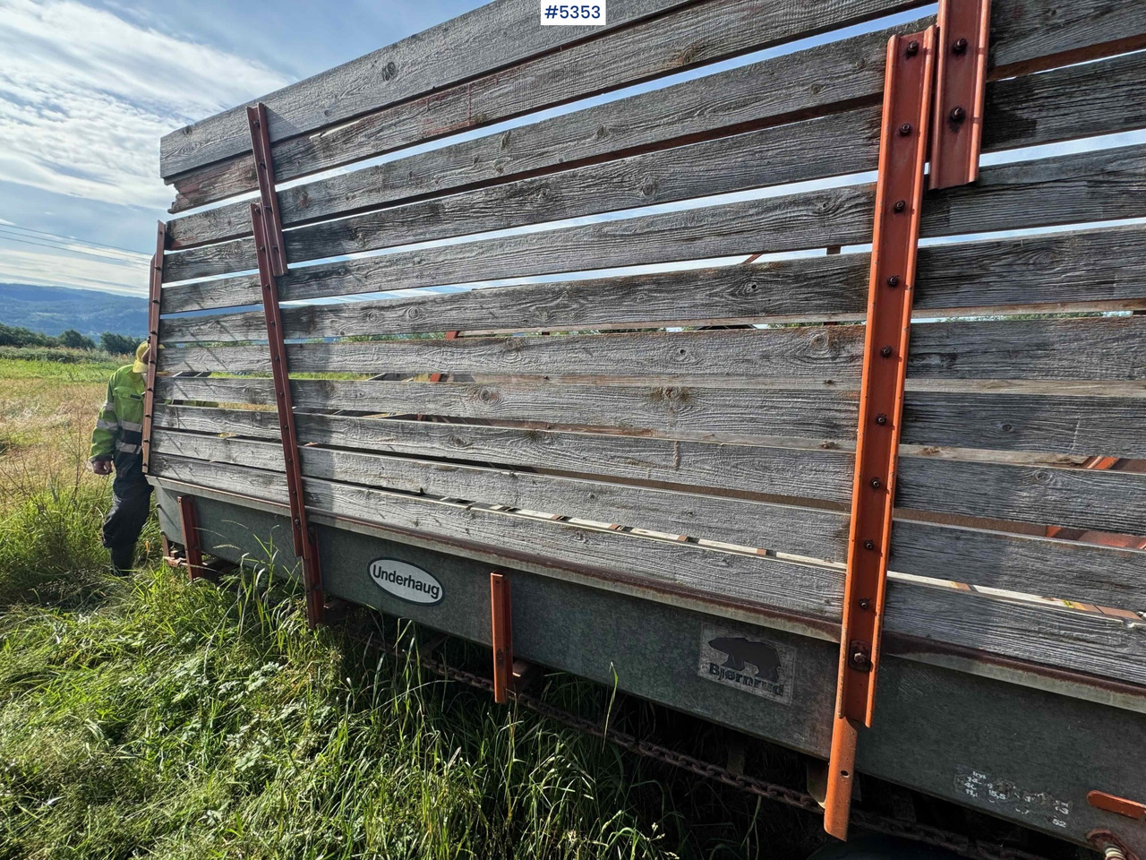 Underhaug unloading trailer - 干草和饲料设备:图3 Underhaug unloading trailer - 干草和饲料设备:图3
