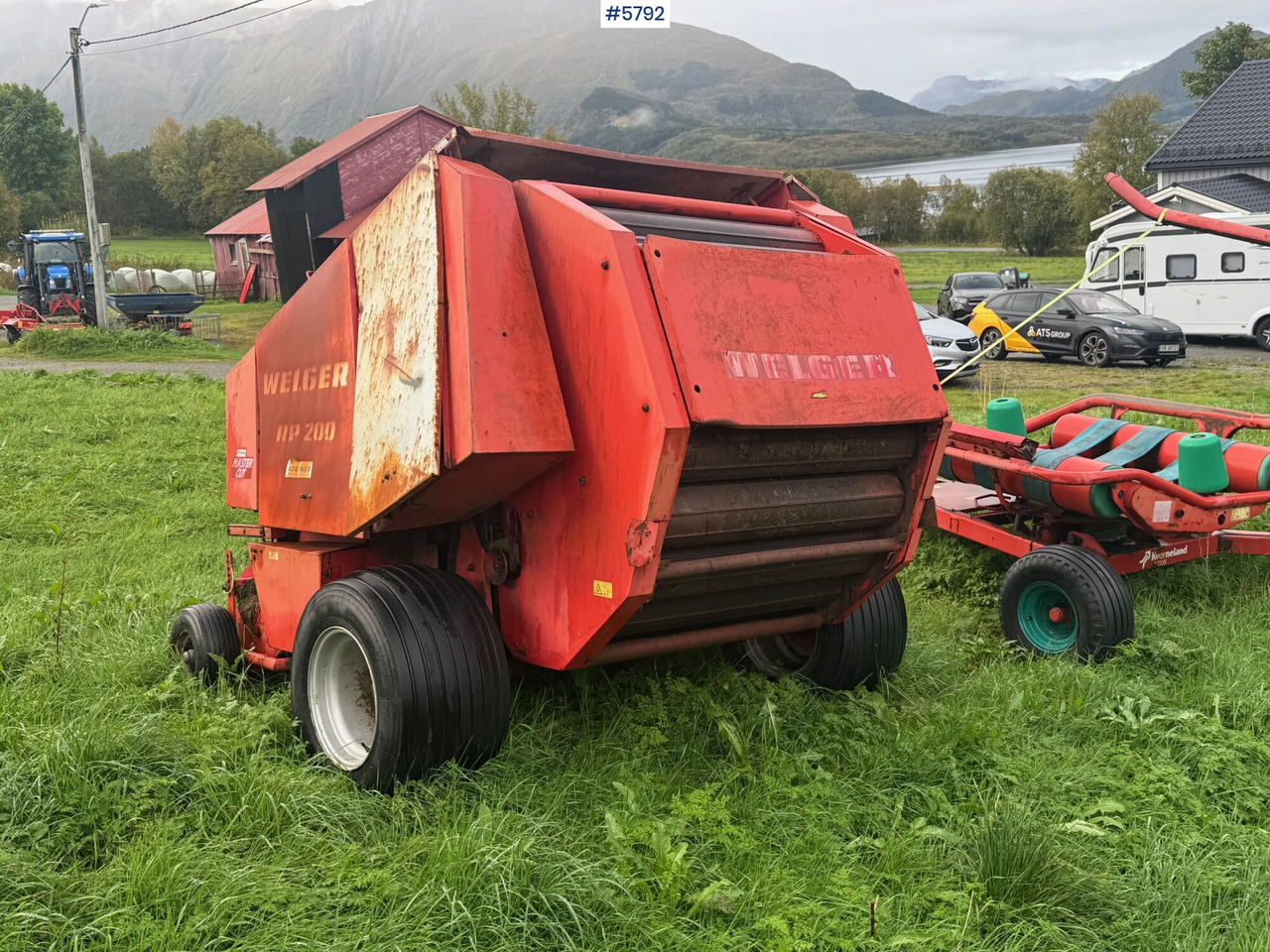 Welger RP 200 Mastercut round baler. Partially repaired object. - 干草和饲料设备:图5 Welger RP 200 Mastercut round baler. Partially repaired object. - 干草和饲料设备:图5