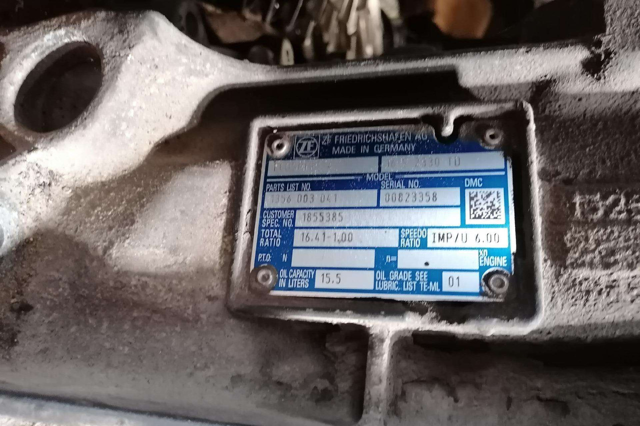 ZF Gearbox 16S2330TD DAF Ecosplit IV - 变速箱 适用于 卡车:图3 ZF Gearbox 16S2330TD DAF Ecosplit IV - 变速箱 适用于 卡车:图3